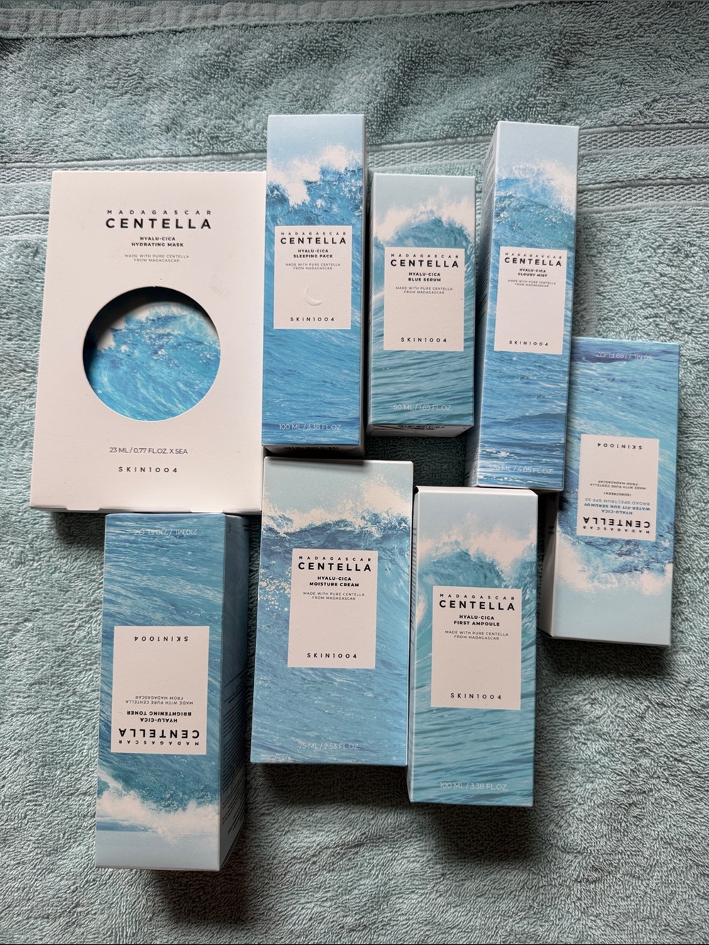Madagascar Centella Bath & Body Set — Blue